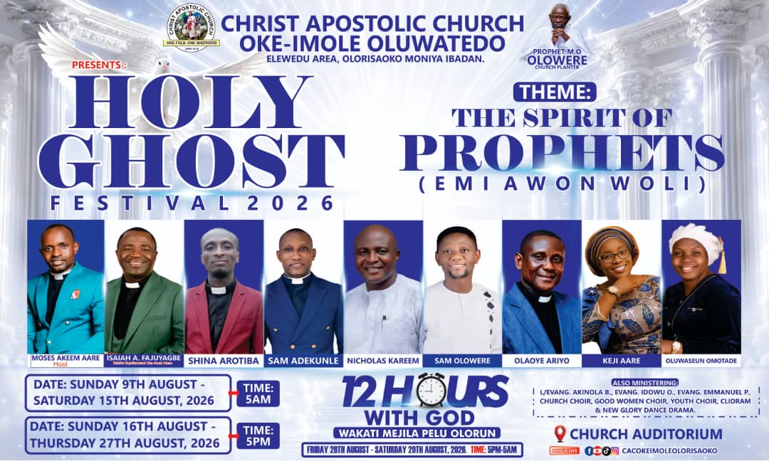 Holy Ghost Festival Flier